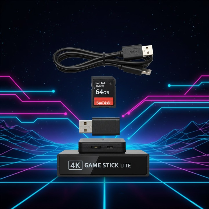 4K Retro Game Box – 10,000+ Classic Games | Wireless Setup - Hetro