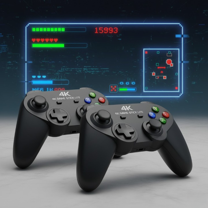 4K Retro Game Box – 10,000+ Classic Games | Wireless Setup - Hetro