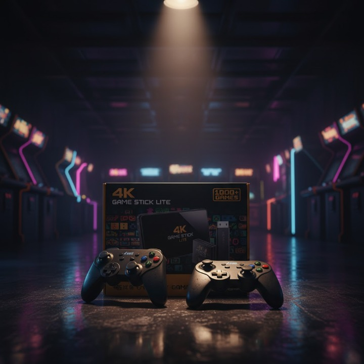 4K Retro Game Box – 10,000+ Classic Games | Wireless Setup - Hetro