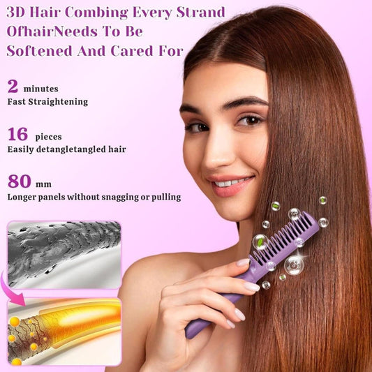 Hair Straightener Comb Portable | Quick Styling Anywhere – HETRO - Hetro