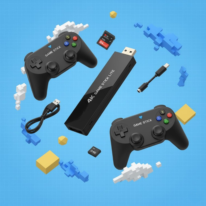 4K Retro Game Box – 10,000+ Classic Games | Wireless Setup - Hetro