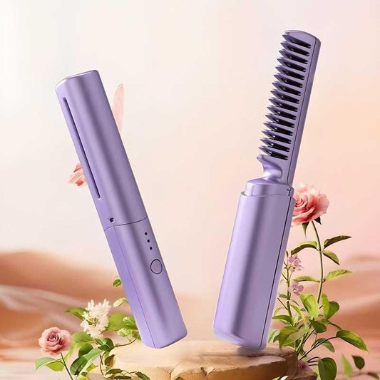 Hair Straightener Comb Portable | Quick Styling Anywhere – HETRO - Hetro