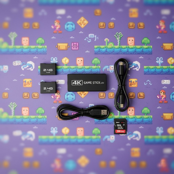 4K Retro Game Box – 10,000+ Classic Games | Wireless Setup - Hetro